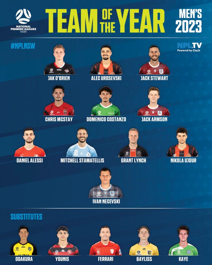 The 2023 NPL NSW Men's Team of the Year