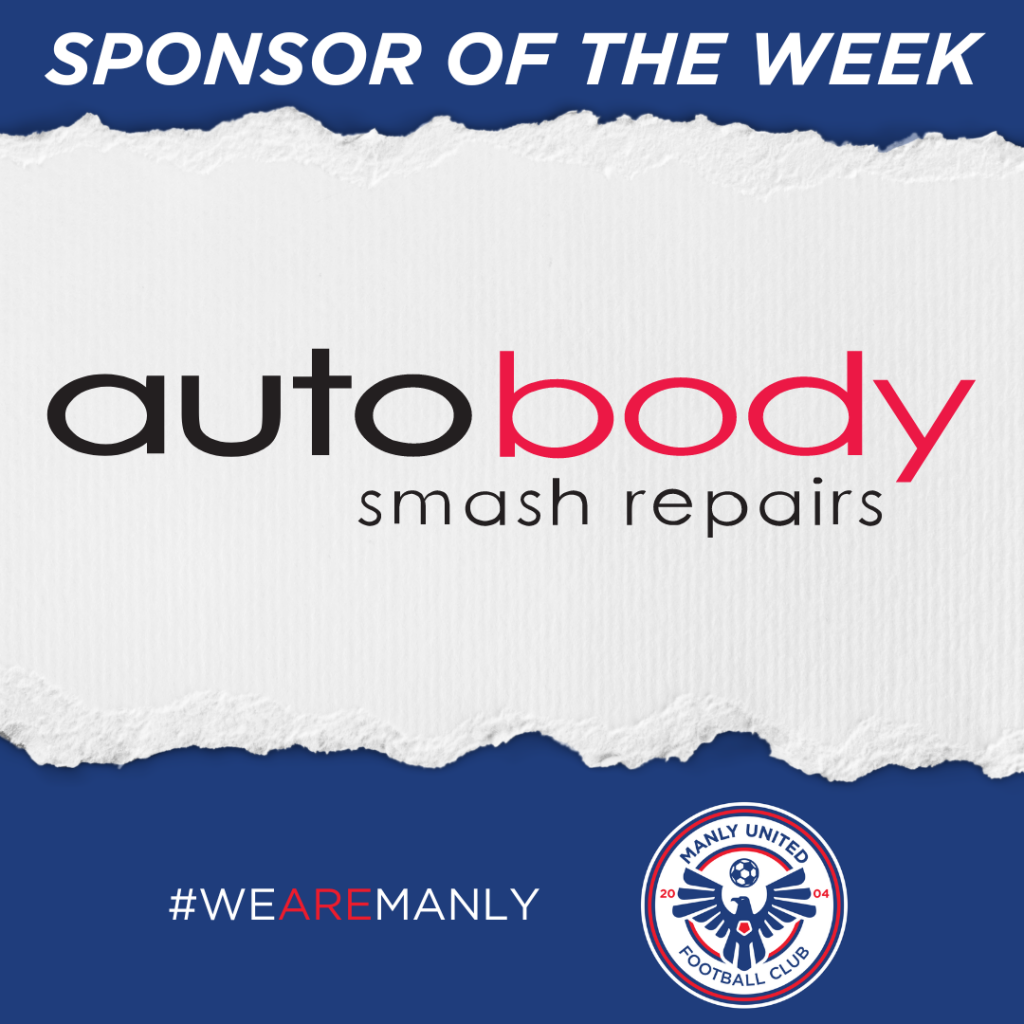 Auto Body Smash Repairs is a proud sponsor of the Manly United Boys Youth League Under 18 team.