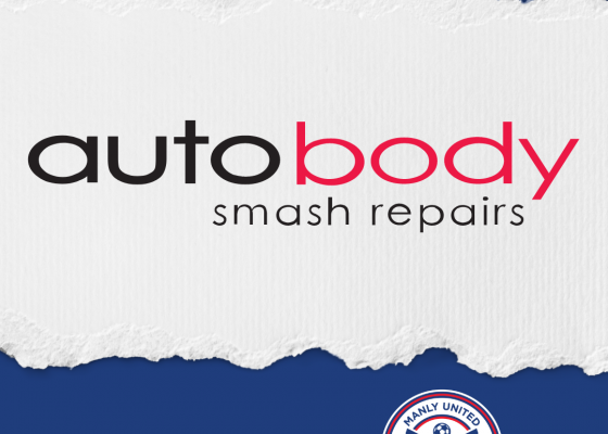 Auto Body Smash Repairs is a proud sponsor of the Manly United Boys Youth League Under 18 team.