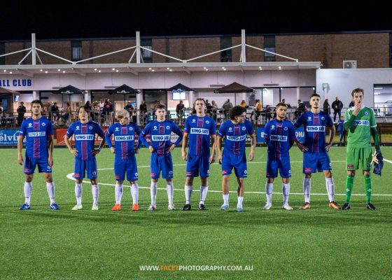 A pre-game photo from the 2023 Round 15 NPL NSW Men's fixture between Manly United and Bulls FC Academy. Photo credit: Jeremy Denham