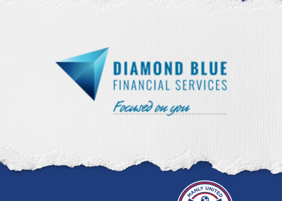 Diamond Blue Financial Services are proud sponsors of Manly United's U12 Girls SAP and U10 Mixed SAP teams.