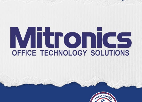 Mitronics are an independent office technology provider who sponsor Manly United Football Club and Manly Warringah Football Association.