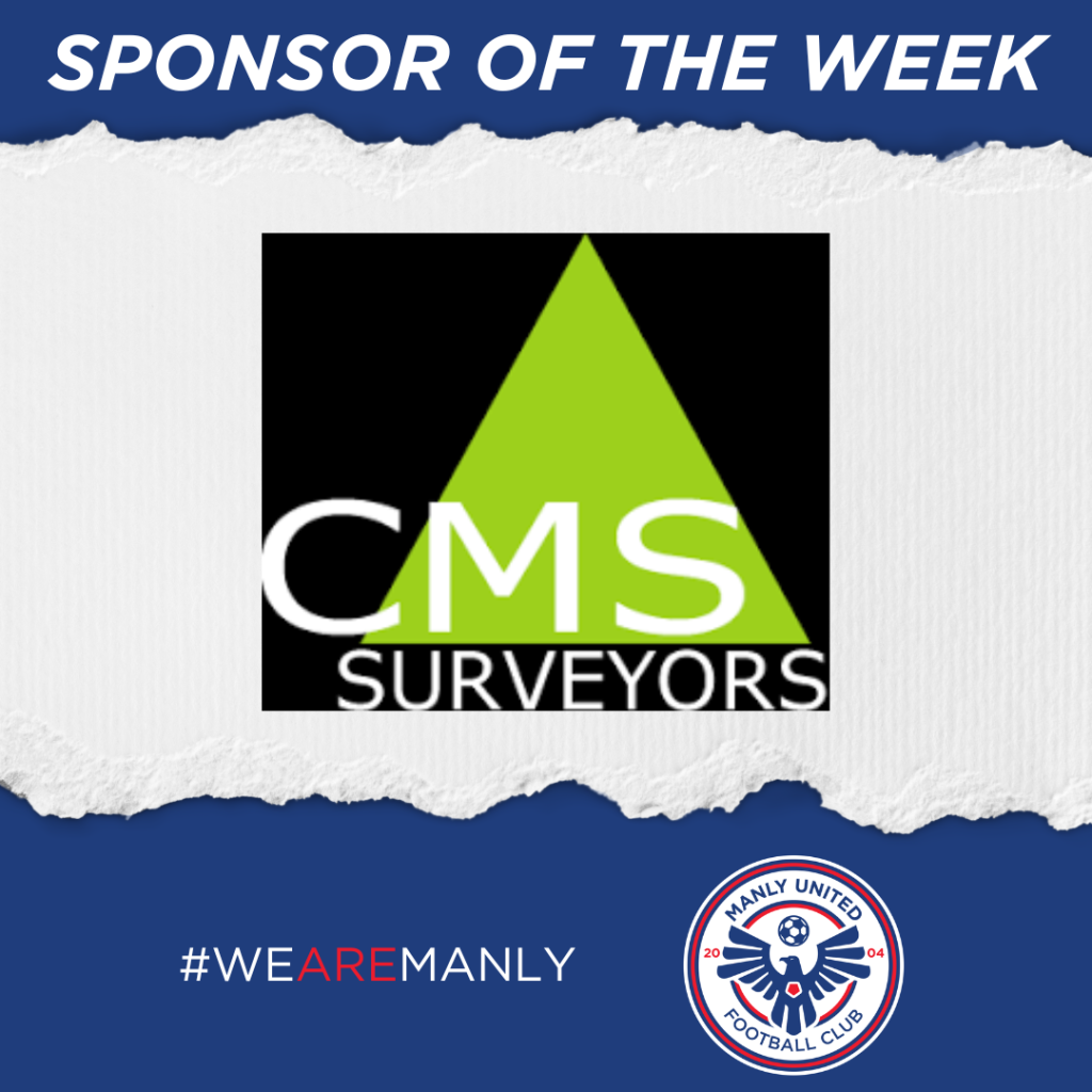 A proud sponsor of Manly United, CMS Surveyors has the ability to undertake projects ranging from residential surveys to multi-million-dollar commercial developments - look out for their signage at Cromer Park!