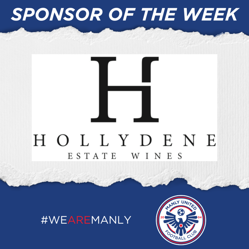 Hollydene Estate is a Vineyard and Wine Company based in the upper Hunter Valley who proudly sponsor Manly United Football Club - look out for their signage at Cromer Park!