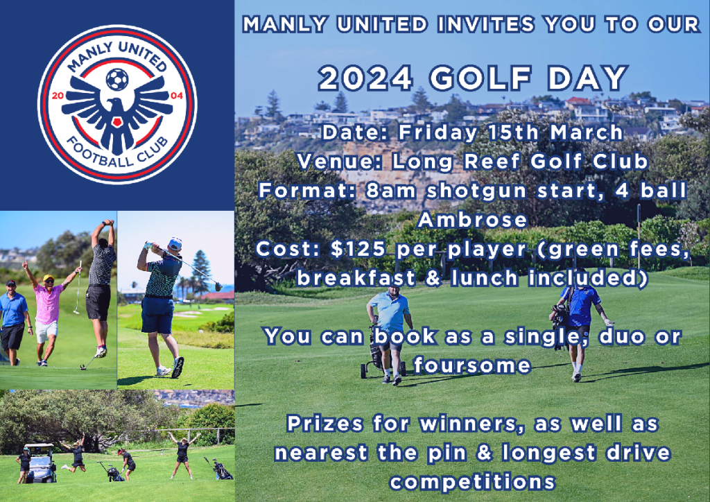 Manly United Golf Day 2024 Manly United Football Club